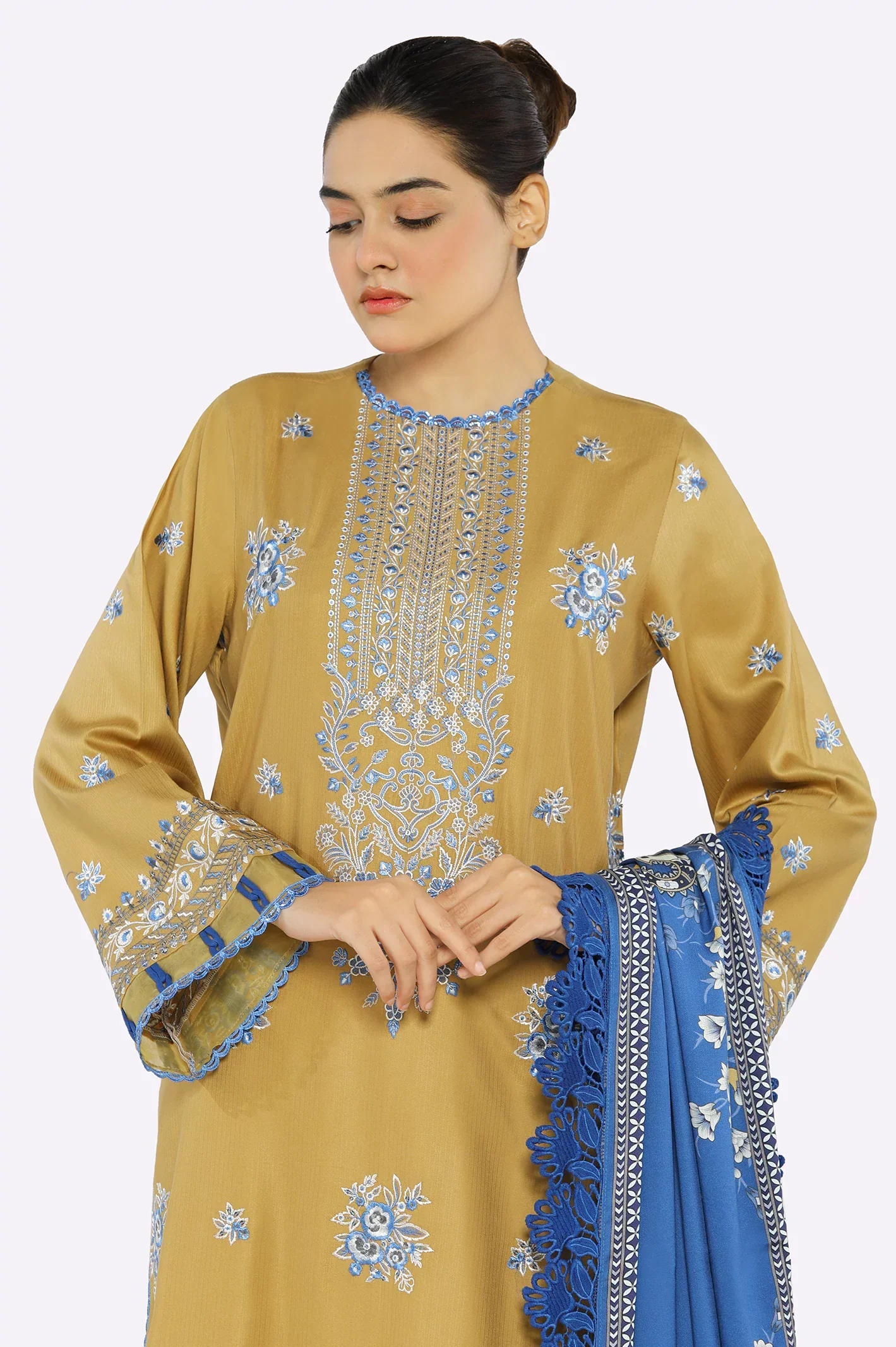 Embroidered Unstitched 2PC - Image 2