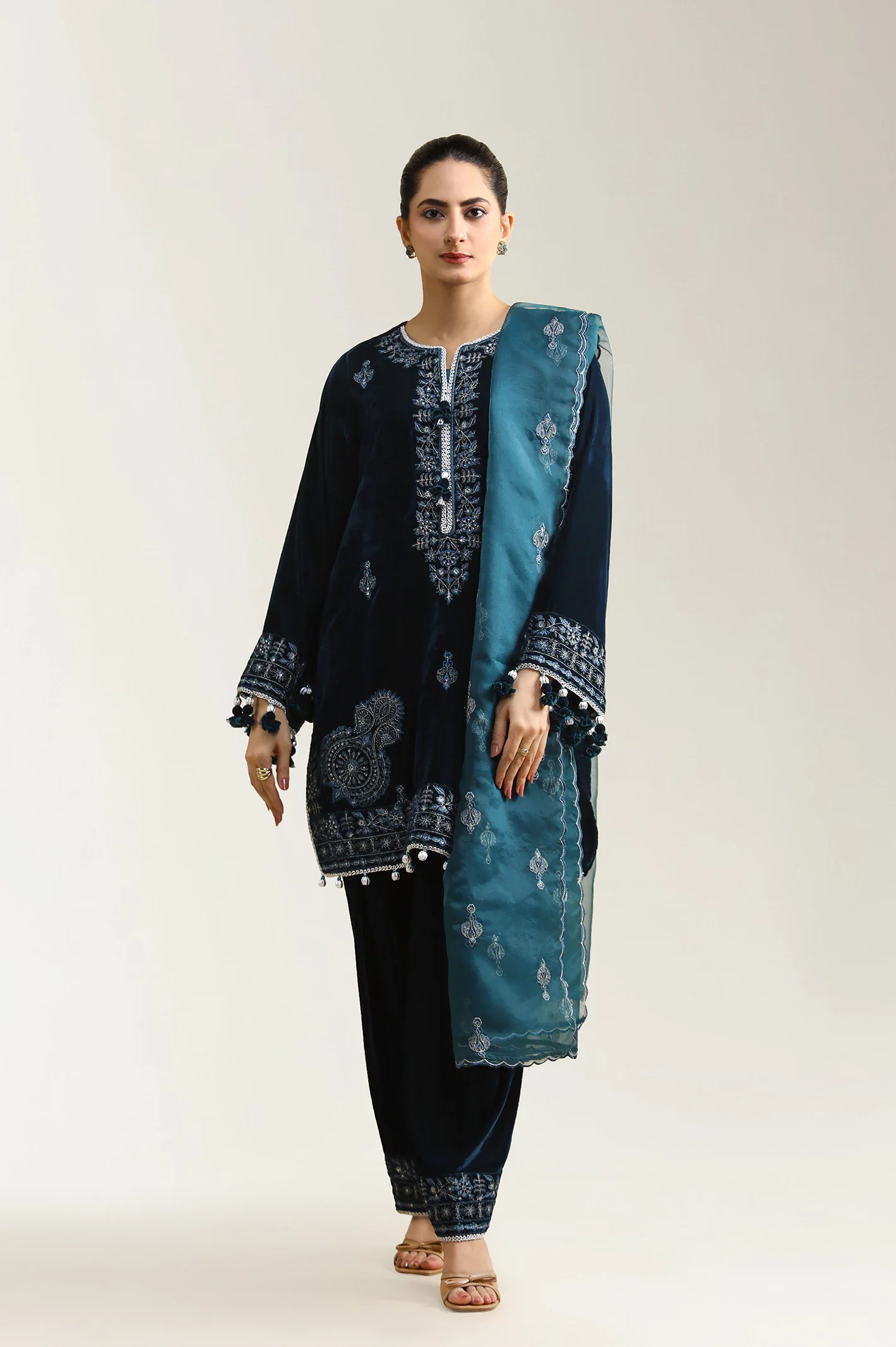 Embroidered 3PC Unstitched