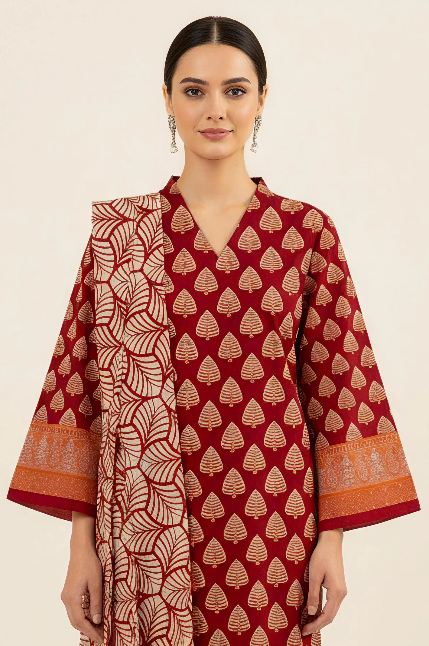 Printed Unstitched 3PC - Image 2