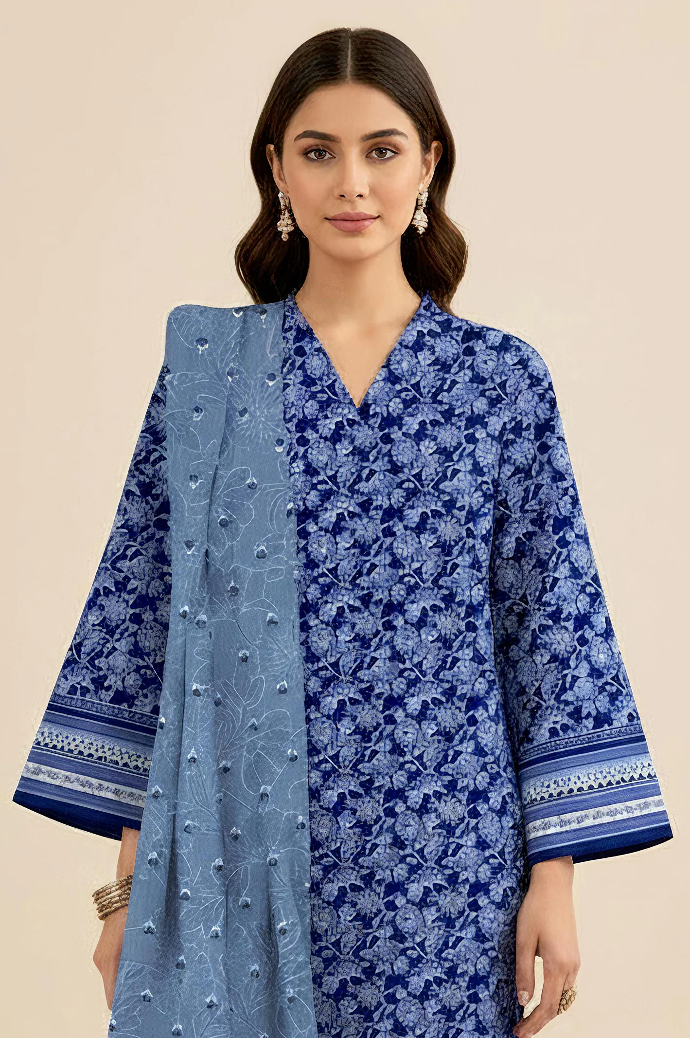 Printed Unstitched 3PC - Image 2