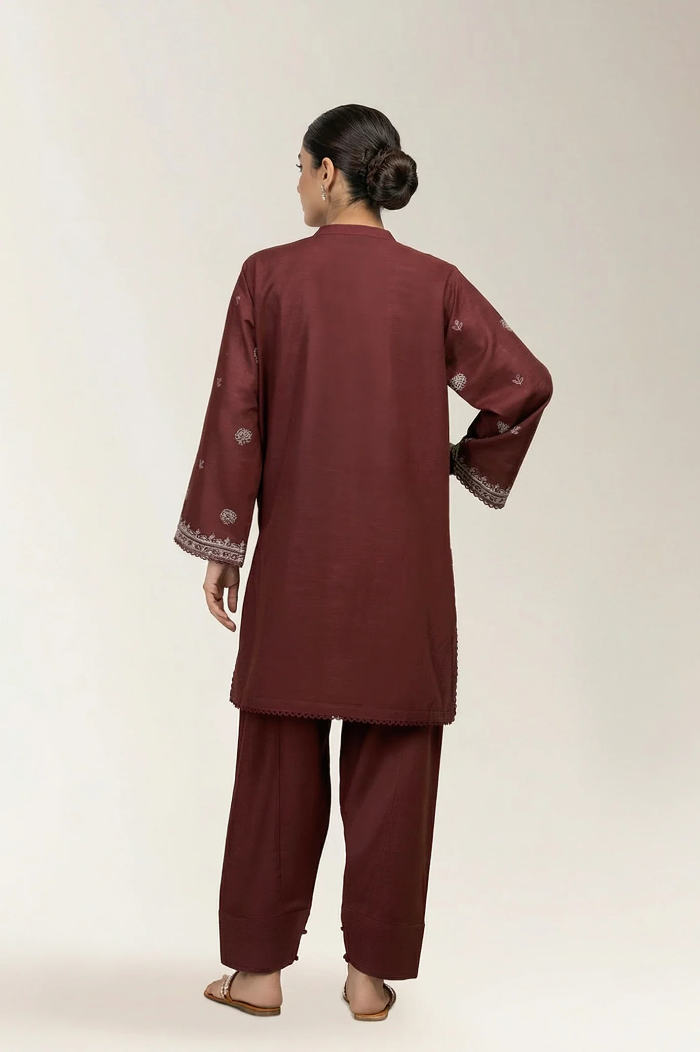 Embroidered Unstitched 2PC - Image 3